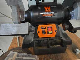 Wen 6" Variable Speed Bench Grinder w/ Stand