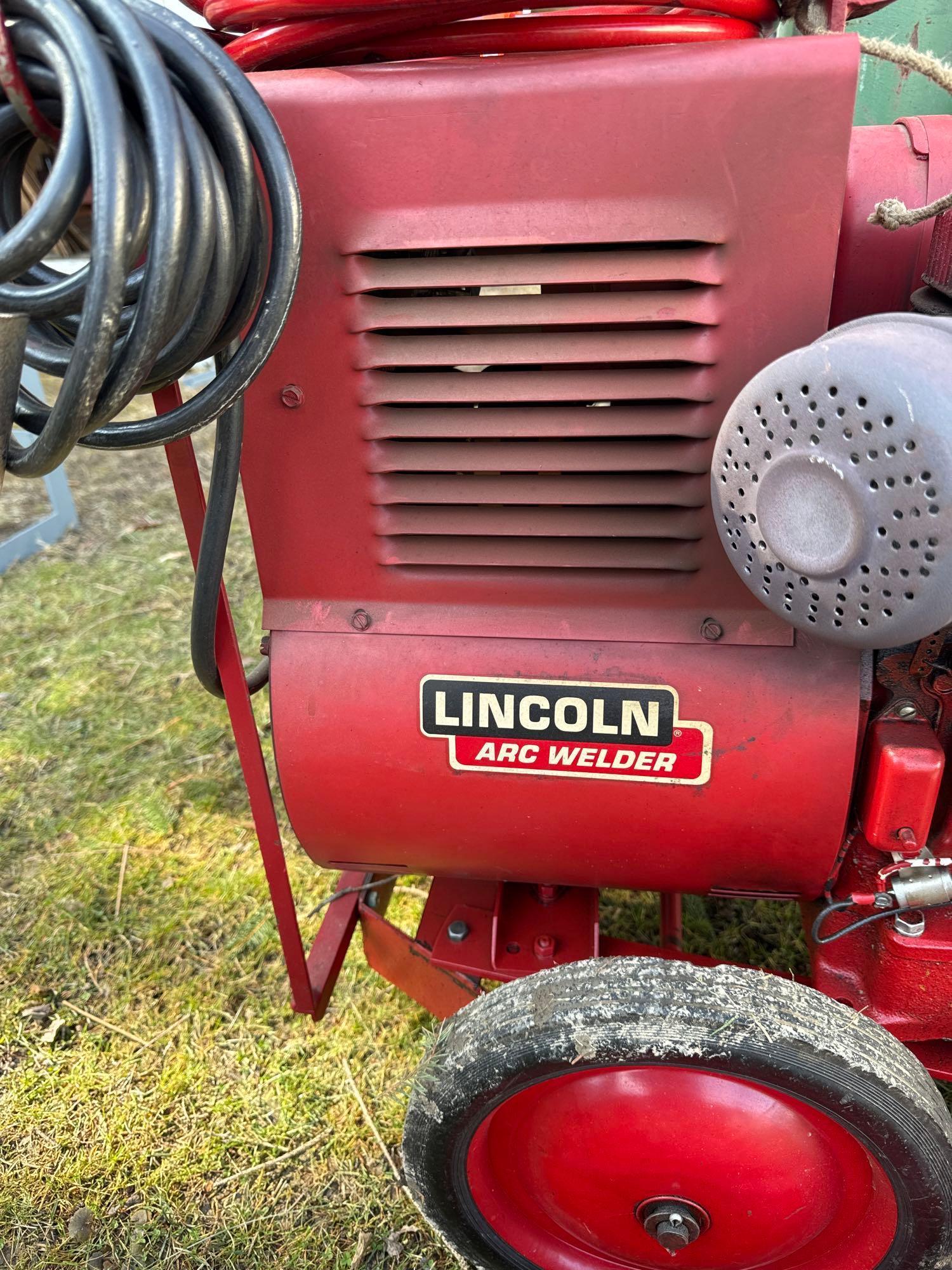Lincoln arc welder with Kohler engine