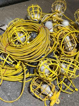 Construction String Lights with Extension Cords