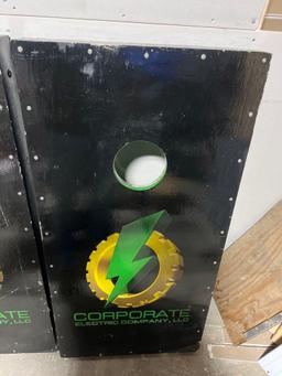 Set Of Wooden Corn Hole Boards
