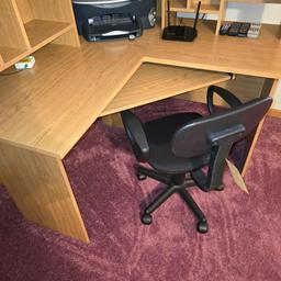 Desk W/ Swivel Chair