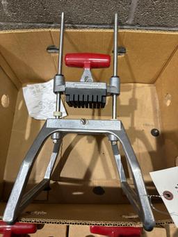 Redco French fry cutter with other attachments