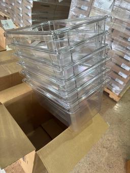 Cambro plastic food storage boxes