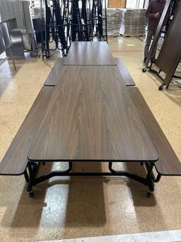 uniframe rollaway cafeteria table