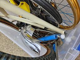 Wagon & Box of Bicycle Parts