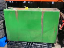 Steel tank for fuel, oil or general use. 14in. x 34in. x 52in., 107 gal capacity.