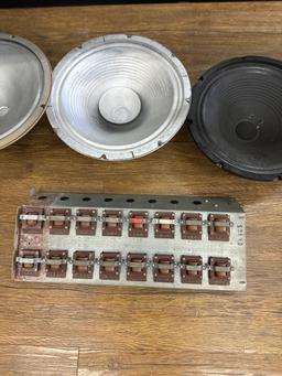 used speakers and Yamaha rack