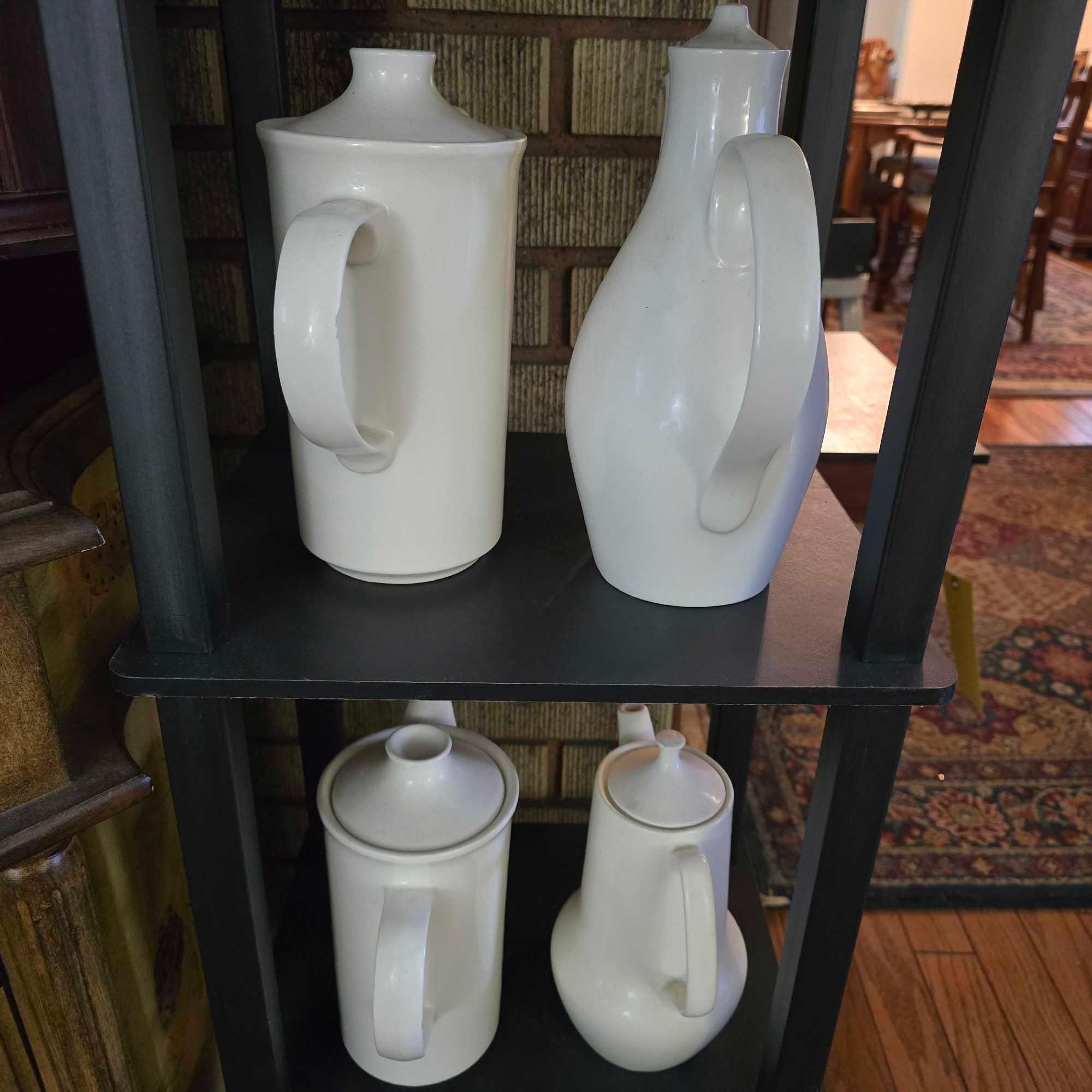 Contents of Display Shelves - Seashells, Coral Pieces, Glassware & Stoneware