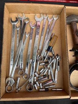 wrenches - drill bits - nice assortment of tools