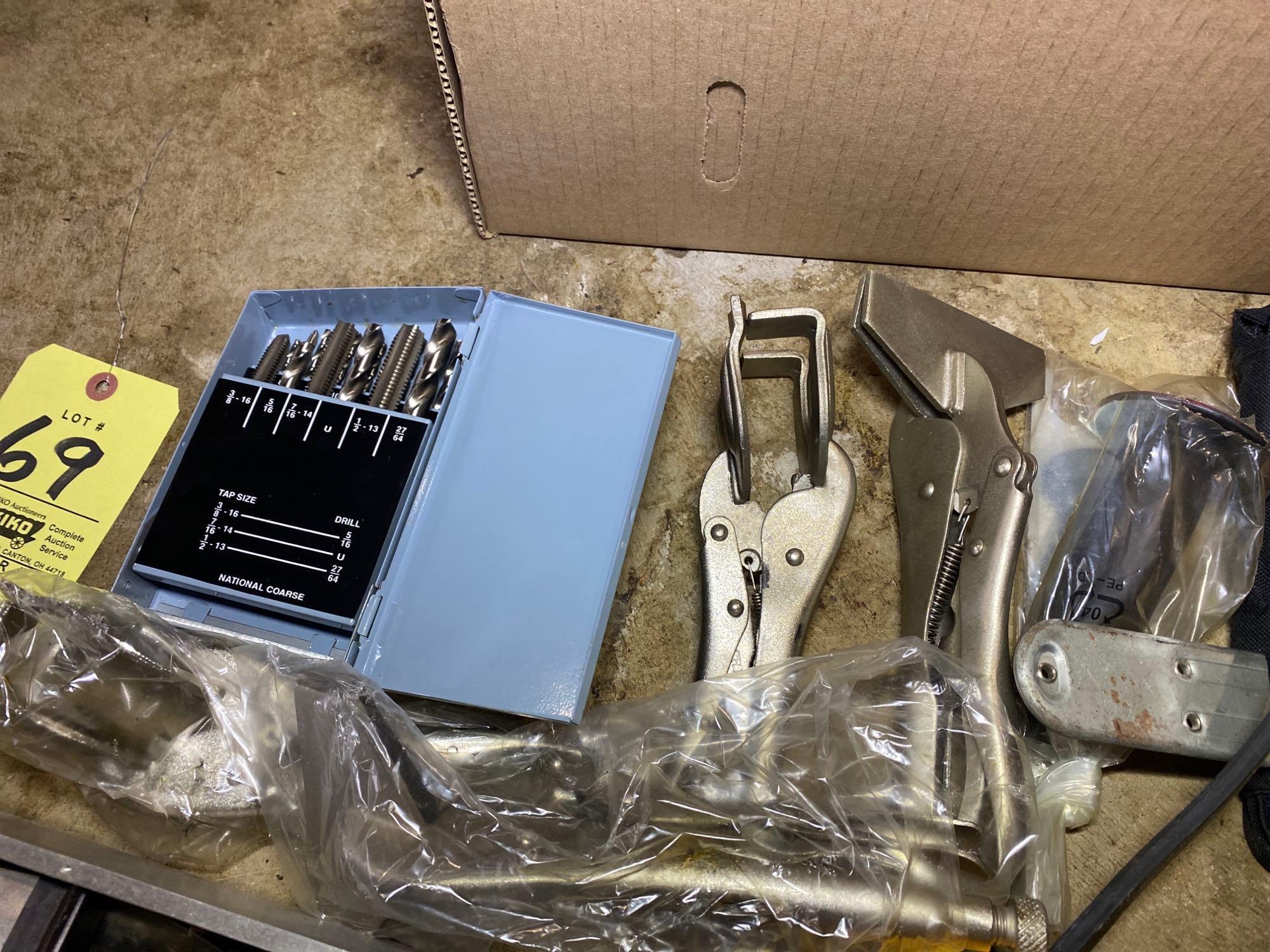 drill bits - welding clamps - etc