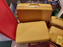 American Leather Luggage Set - 4 Pieces