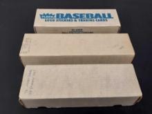 1987 Fleer, Topps, & Donruss Baseball Card Sets
