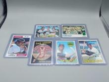 6 Topps Frank Robinson Cards 1959 - 1974