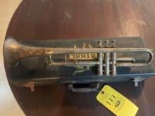 Vintage Continental Trumpet w/ Mouthpiece & Case