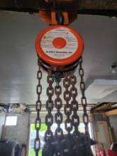 Olympia 3 ton hoist with 10ft lift