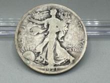 1921 Walking Liberty Half Dollar key date