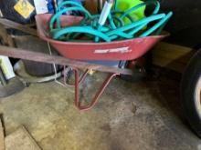 wheel barrow - cart - hose