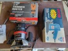 Chicago Trimmer Router, Craftsman Router, Ryobi Biscuit Jointer