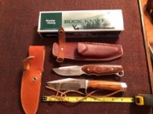 D.U. buck knife and Classic blades
