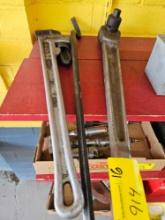 Snap On aluminium pipe wrench, JH Williams driver