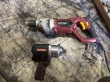 Chicago Electric Drill, Craftsman Impact Wrench, Drill bits