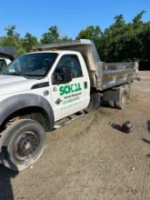CINCINNATI OHIO / 2011 Ford F-550 truck with stainless dump bed