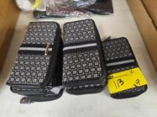 Zipper wallets bid x 9