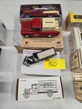 (3) Ertl, (1) Penjoy banks and diecast replicas bid x 4