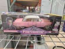 MRC Elvis Pink Cadillac 1/18 Scale Diecast Car