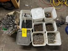 (10) Boxes of Assorted Fasteners