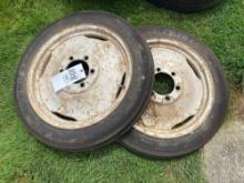 pair front tractor tires