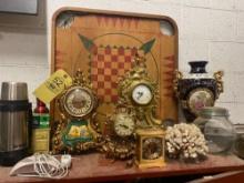 Mantel Clocks, Early Game Board, Decor