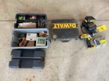 2 Dewalt Cordless drill with bits and hardware