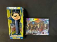 Mickey Mouse and Harry Potter PEZ dispensers