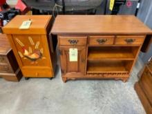 End Table - Chest - Mini Buffet - Rooster Cabinet