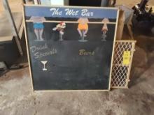 Wet Bar Chalkboard