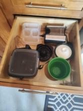 Contents of Outside Kitchen Pans,