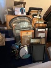 Large lot of assorted picture frames