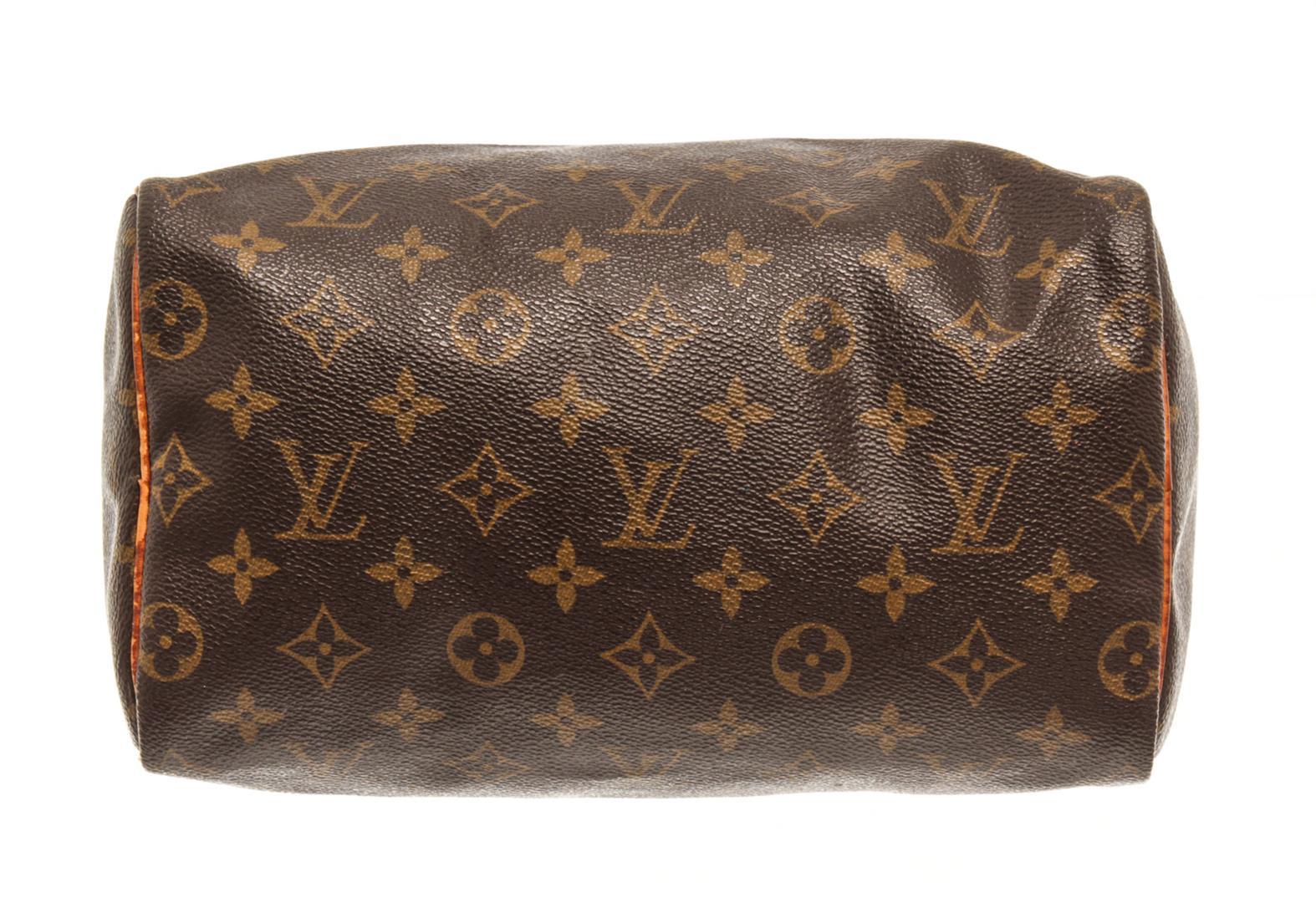 Louis Vuitton Brown Monogram Speedy 25 Handbag