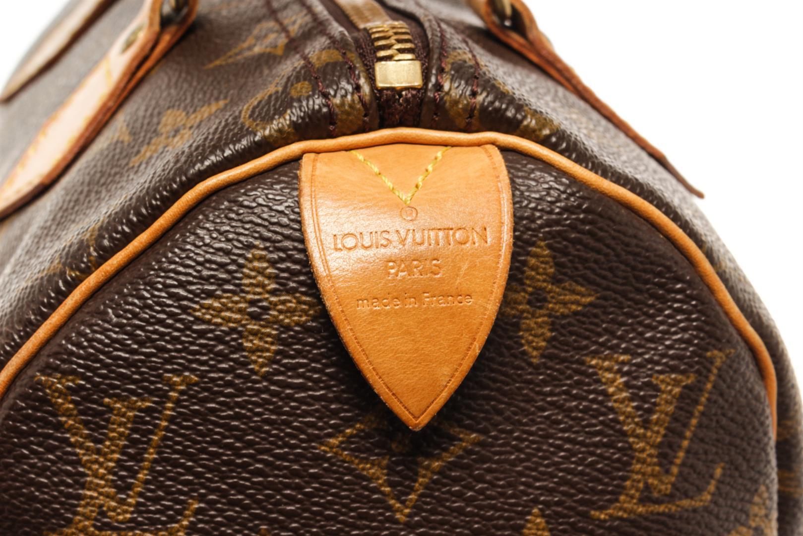 Louis Vuitton Brown Monogram Speedy 25 Handbag