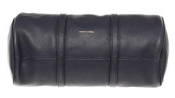 Mansur Gavriel Navy Blue Lambskin Leather Mini Duffle Shoulder Bag