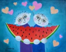 DVOIRIS ** WATERMELON TWINS ** ORIGINAL