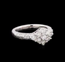 0.95 ctw Diamond Ring - 14KT White Gold