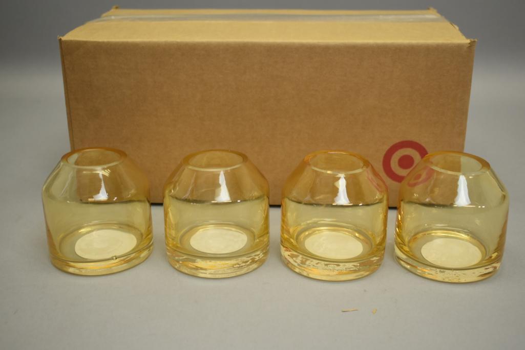 16 NEW Mini Yellow Glass Jug Vases - Hearth & Hand with Magnolia