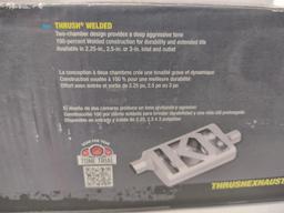 2 NEW Thrush Welded 17659 Universal Mufflers