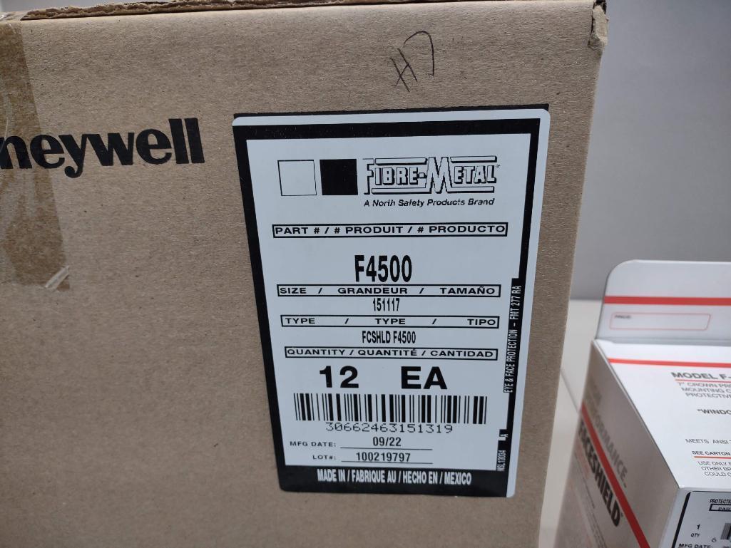 12 NEW Honeywell Fibre-Metal High Performance Face Shields