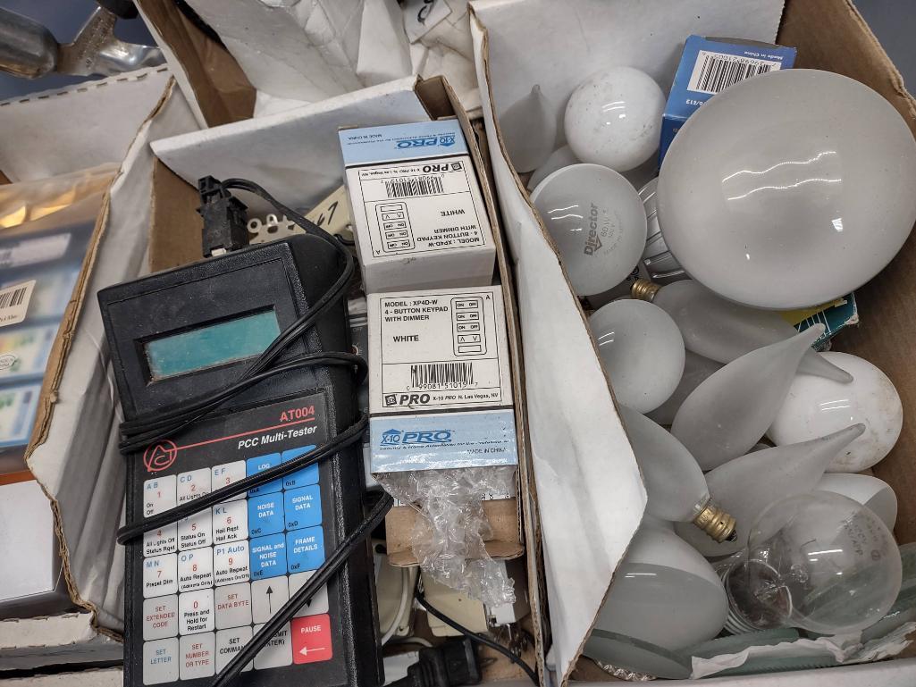 Plastic Tote Full of Home Repair Items
