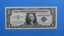 1957 A Silver Certificate One Dollar Bill $1