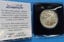 1992 American Silver Eagle Dollar 1oz Fine