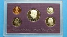 1990 S United States Mint Proof Coin Set